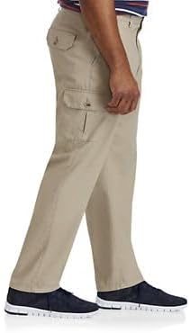 Harbor Bay by DXL Men's Big and Tall Continuous Comfort Cargo Pants - Image 3