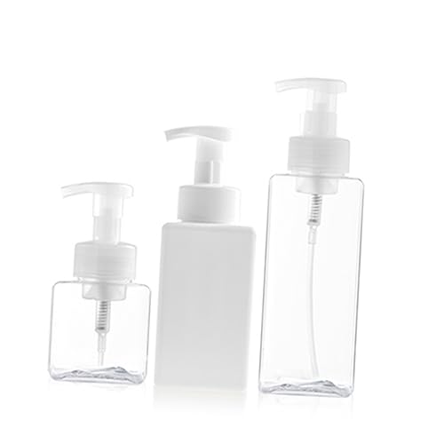 Beaupretty Sicheres Material 650 Ml Flüssigseifenflaschen Pumpe 3er-Pack Nachfüllbare Flaschen Unterverpackung Für Shampoo Kunststoff Einfach Zu Verwenden