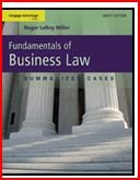 Paperback Fundamentals of Business Law: Summarized Cases Book
