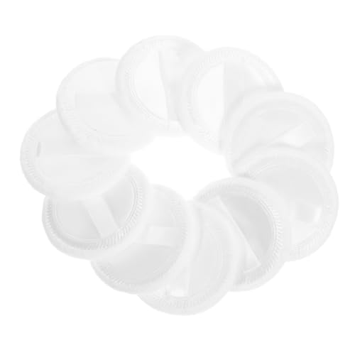 NIYANGLE 10pcs Cotton Makeup for Powder Application Soft and Delicate Texture for Even Distribution Convenient for for Loose Powder and Foundation Use