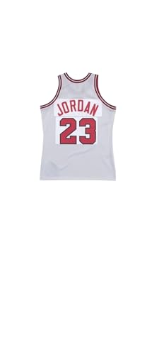 Camisa de Basquete Branca #23, Estilo Retrô, Tamanho Adulto