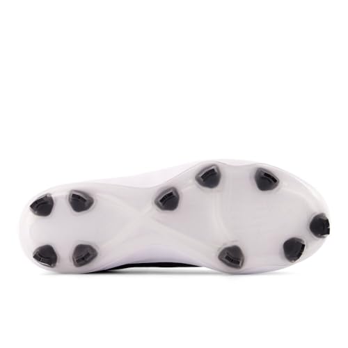 New Balance Women's FuelCell Fuse V4 Molded Softball Shoe, Black/Optic White, 7.5 M