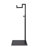 Polmart Countertop Adjustable Display Stand Stand for Handbags, Wreaths, Hats, Scarves, Jewelry & Crafts,Wear-resistant, quiet and sturdy metal base – Black