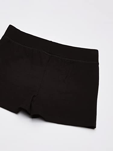 Hanes Little Girls' Jersey Short (Pack Of 3), Ebony, Medium #TOP3