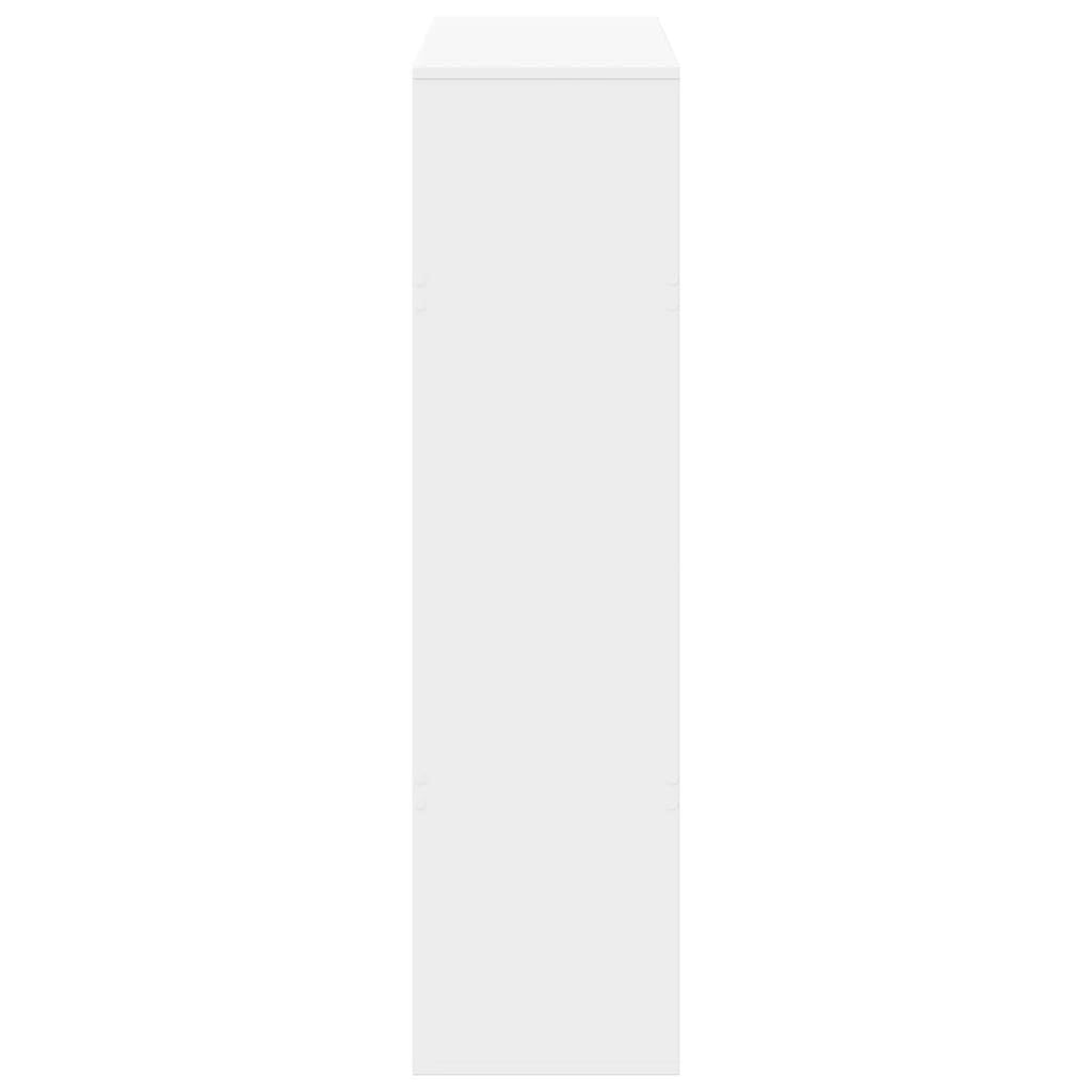 Bücherregal Weiß 100x33x125,5 cm Holzwerkstoff Standregal