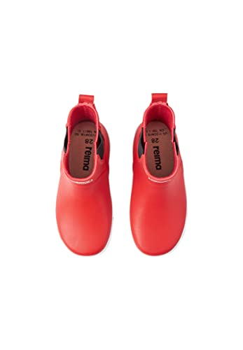 Reima Ankles Waterproof Low Cut Rain Boots Outdoor Rubber Boot For Kids 5693993830027, Reima Red, 10/10.5 Toddler #TOP3