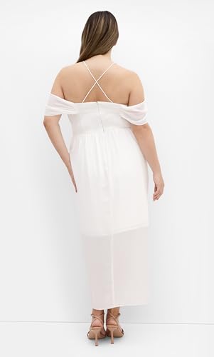 Image of City Chic Women's Plus Size Dress - Entwine Maxi