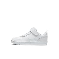 Nike Boys' Court Borough Low 2 (PSV) Trainers, 100 White White, 11 Little Kid