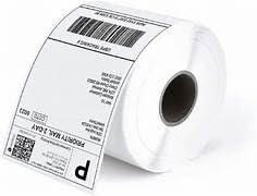 70gsm Thermal Label Printer Paper - 3" x 5" (75 x 125 mm)| Ideal for Shipping, Parcel, Barcode, and Address Labels - 400 Labels per Roll