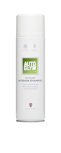 Autoglym Hi-Foam Interior Shampoo 450ml - Care Care Spray Cleans and Freshens Fabric Seats Carpets Vinyl and Plastic