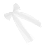 Ipetboom Voile Mariée Blanc avec Nœud Accessoire Coiffure Élégant pour Mariage et Ente...