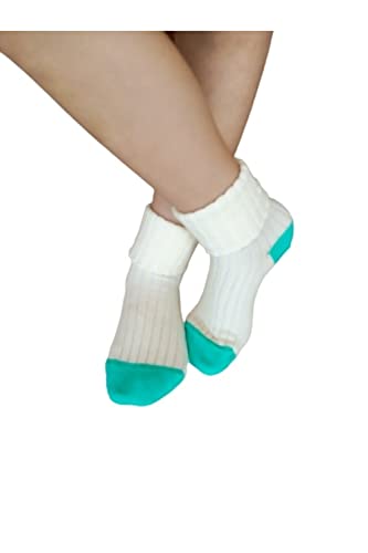 Sierra Socks Toddler Combed Cotton Ribbed Turn Cuff 2-Pack Socks4