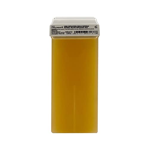 24 Pezzi Depiwell Cera Depilatoria Rullo al Miele 100 ml