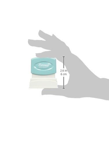 Xstamper(R) One-Color Title Stamp, Pre-Inked, "Original", Blue #TOP1