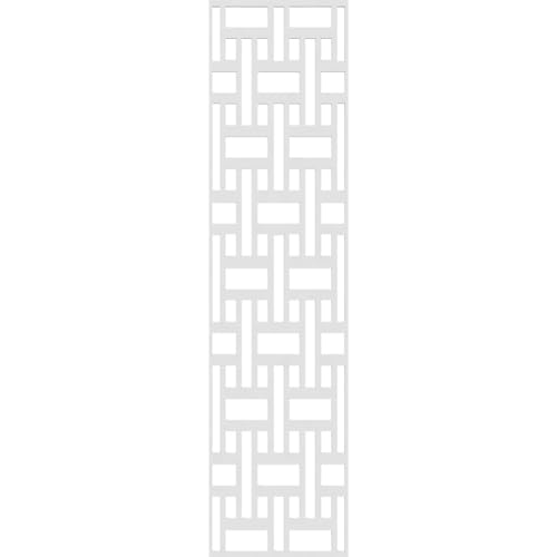 Image of 11 3 /8 inchW x 47 3 /8 inchH x 3 /8 inchT Denton Decorative Fretwork Wall Panels in Architectural Grade PVC