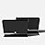 Veradek Midori Long Trough Planter (Black, 39 inch - 2 Pack with 2 Saucer Trays)
