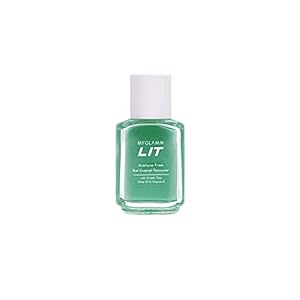 MyGlamm LIT Nail Enamel Remover, 30 ml | Acetone-free Nail Polish Remover | Enriched with Green Tea, Olive Oil & Vitamin E