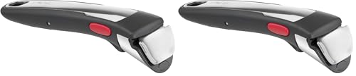 Tefal Ingenio Poignée amovible Premium noire, Empilable, Amovible, Verrouillage sécurité 3 points, Garantie 10 ans, true, Expertise L9863202, ‎4.5 x 0.03 x 17.5 cm...