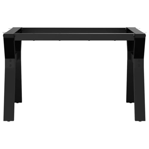 Cadre de table basse en Y en acier revêtu pour piétement robuste 70x60x43 cm