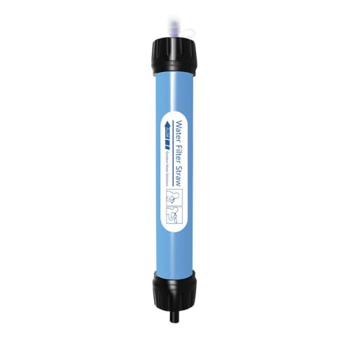 Gravit-y-Fed Water Filter with 3L Reservoir Bag, Portable Survival Water Purifier for Camping, Hiking, Backpacking and Emergency Preparedness