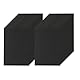 100 Stück Schwarz A6 Blanko Postkarten zum Selbstgestalten, 300 g/m² Karteikarten Blanko A6 Papier Karten zum Beschriften, Kartonpapier Bastelkarton zum Bedrucken DIY(145 x 95 mm)