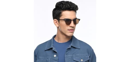Image of VINCENT CHASE EYEWEAR Vincent Chase By Lenskart|Copper Brown Full Rim Rectangular|Tint&Tones|Branded And Stylish Sunglasses|Polarized And 100% Uv Protected|Men&Women|Large|Vc S12973