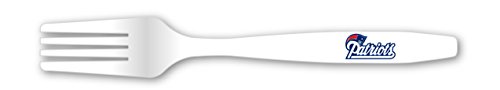 Duck House Sports New England Patriots Disposable Plastic Forks - 20 PK