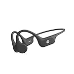 Open Ear Sport Headphones, Soft Silicone Wireless Bone Conduction Earphones, Powerful Bass, 10H Lasting, Multipoint Capable, Quick Charge, Built-in 32GB MP3