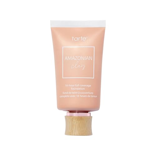 tarte Amazonian clay 16-hour Full Size coverage foundation – Matte Finish Foundation, Vitamin E...