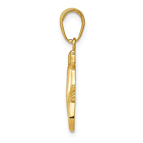 14k Yellow Gold Gecko Necklace Charm Pendant Amphibian Reptile Lizard Fine Jewelry For Women Gifts For Her - Image 3