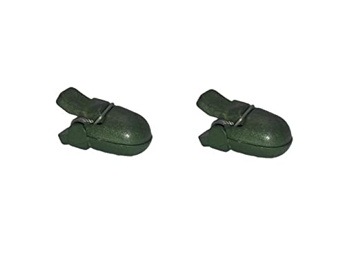 UK Angling Supplies Fishing Essentials Depth Clip On Plummet Size 7gr Pack of 2