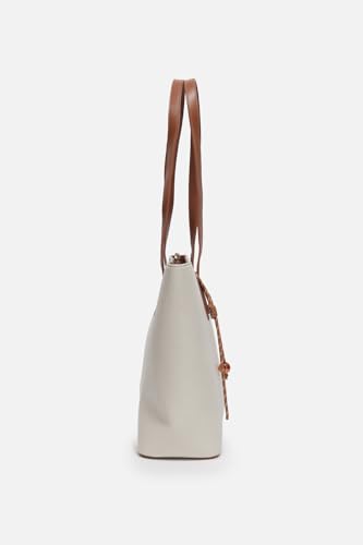 Image of Allen Solly Womens textured white HANDBAG