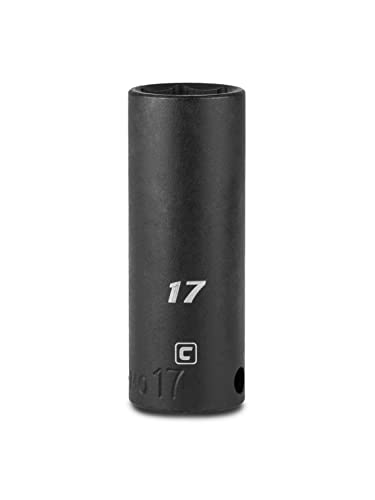 Image of Capri Tools Deep Impact Socket, 3 /8-Inch Drive, 6-Point, Metric (17 mm) (CP53217)