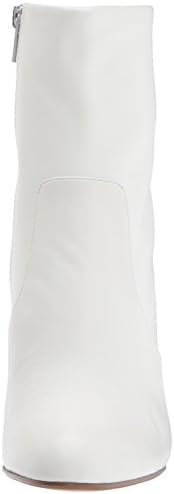 Steve Madden Women's Editor Ankle Boot, White Leather, 5.5 M US | Image 1