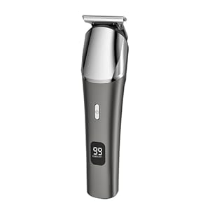 Electric Hair Clipper Set with Digital Display Charging Professional Oil Carving Push