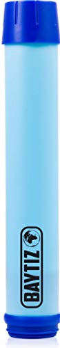 Baytiz ® Paille de Remplacement pour Gourde Filtrante Bouteille de Survie au Charbon Actif - Filtre à Eau Nomade : Voyage Randonnée Trek Camping Kit...