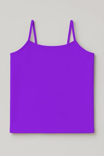 Image of Kurve Girl's Sleeveless Tank Top - Stretch Undershirts Cami Camisole, UV Protective Fabric, Rated UPF 50+ (Made in USA)