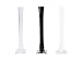16" Glass Eiffel Tower Vases - 12 Pack - Clear