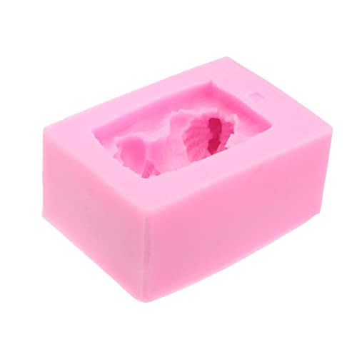 LABRIMP Molde De Silicona Fondant Hornada Mini Moho Pastel Decoración Pequeño Rosa