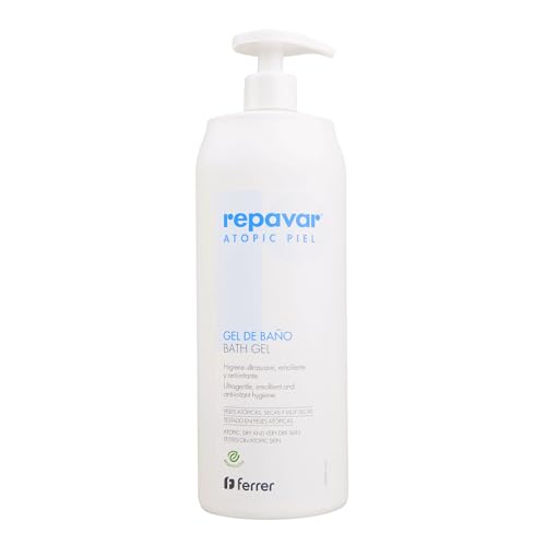 Repavar Atopic Piel - Gel de Baño Ultrasuave y Antiirritante - Alivia el Picor y Refuerza la Barrera Cutánea Agredida - Para Pieles Atópicas, Secas y Muy Secas - 750 ml