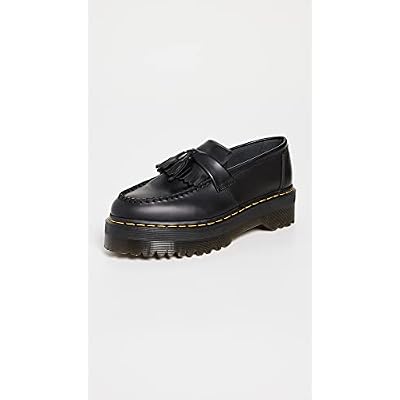 Dr. Martens Unisex Adrian Quad Leather Platform Loafers