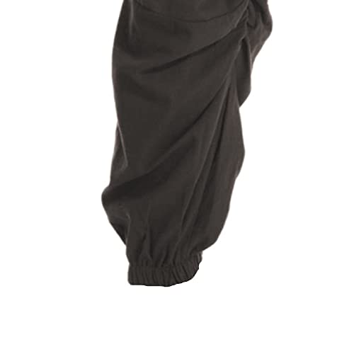 PACEIADTA Mens Casual Cotton Linen Pants Casual Elastic Waist Drawstring Yoga Jogger Pants4