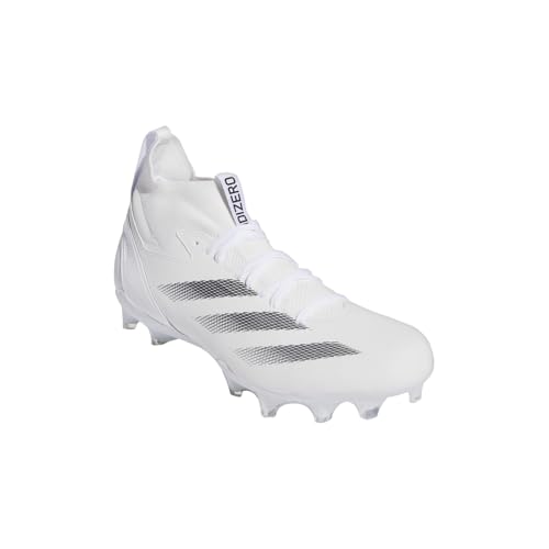Adidas Men's Adizero Impact Premier, White/Black/White, 9 by adidas - Image 2