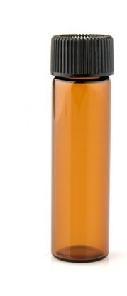 5 ml Amber Glass Empty Refillable Bottle Container For Essential Oil with Orifice Reducer and caps (12 pcs)