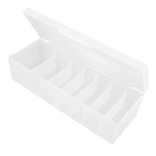 JEWEDECO Caja Organizadora De Cables Para Escritorio Almacenamiento De Cargadores y Enchufes Organizador De Cables Flex Diseño Moderno En Color 1 Unidad