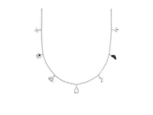 Kendra Scott Womens Halloween Strand Necklace Silver Multi Mix One Size