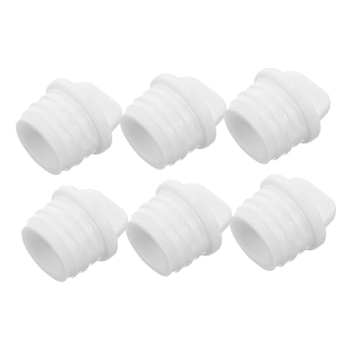 Ipetboom 6pcs Rubber Drain Stopper for Mop Buckets Sealing Plug Replacement for Laundry Drain and Tubing End Caps Enhances Cleaning Efficiency Easy Maintenance Compatible with Various