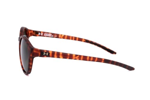 Under Armour UA 0006/S Round Sunglasses, Dark Havana/Green, 52mm, 22mm3