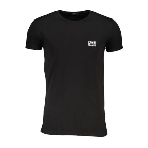 T-shirt Cavalli Class coton stretch homme fini les cols déformés