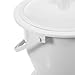 Beaupretty Portable Chamber Pot with Lid, Lightweight Plastic Urine Bucket for Adults & Elderly, Leak-Proof Bedside Spittoon for Home & Hospital, 9.6 Inch